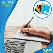 E-CLIPS USA Wide Ruled Single Subject Spiral Notebook, 50 GSM, 70 Sheets, 48 Pack
