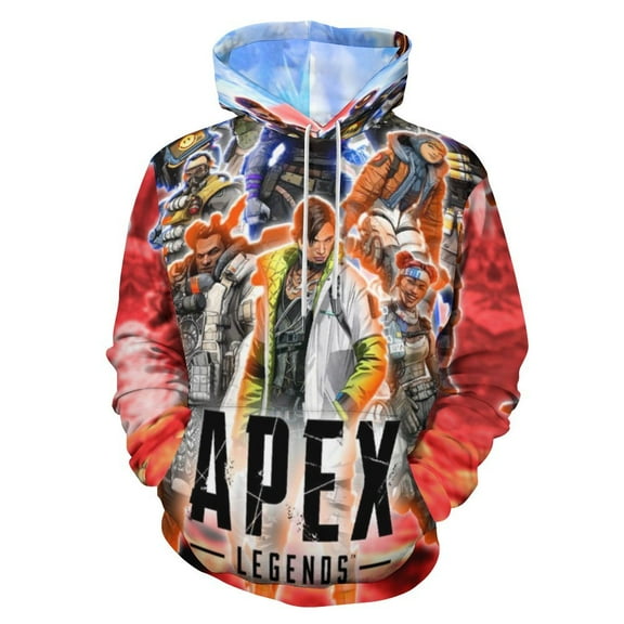 Apex Legends Unisex Sweatshirts Loose Pullover Sweater Hooded Hoodie 3D Printing Jacket Winter Fall Clothes S