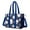 Blue, variant on Teacher Tote Bag,Pink and Blue Baseball Items Pattern Teacher Utility Tote Bag,Large Work Tote Bags for Women with Multiple Pockets,Top Zipper Closure,13.8x10.6x6.7 Inch
