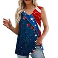 thumbnail image 2 of Black*Friday Discounted Items under $5 GaThRRgYP Summer Tank Tops for Women Round Neck,Womens Summer Tops Plus Size,2025 Women's Spring and Summer New Tank Neck Print Casual Fashion Top Green XXXL, 2 of 8