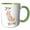 Green/White, variant on 3drose, Zero Fox Given Winter, 11oz Mug