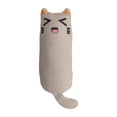 thumbnail image 2 of PoyoKee Interactive Cat Toys for Indoor Cats, 6" x 2.4" Real Catnip Small Soft Catnip Toys, Lightweight Puppy Essentials for Batting Carrying, Gray, 2 of 8