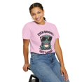 thumbnail image 6 of Funny Even Baddies Get Saddies Frog Comfort Colors Unisex Shirt, Blossom, 6 of 6