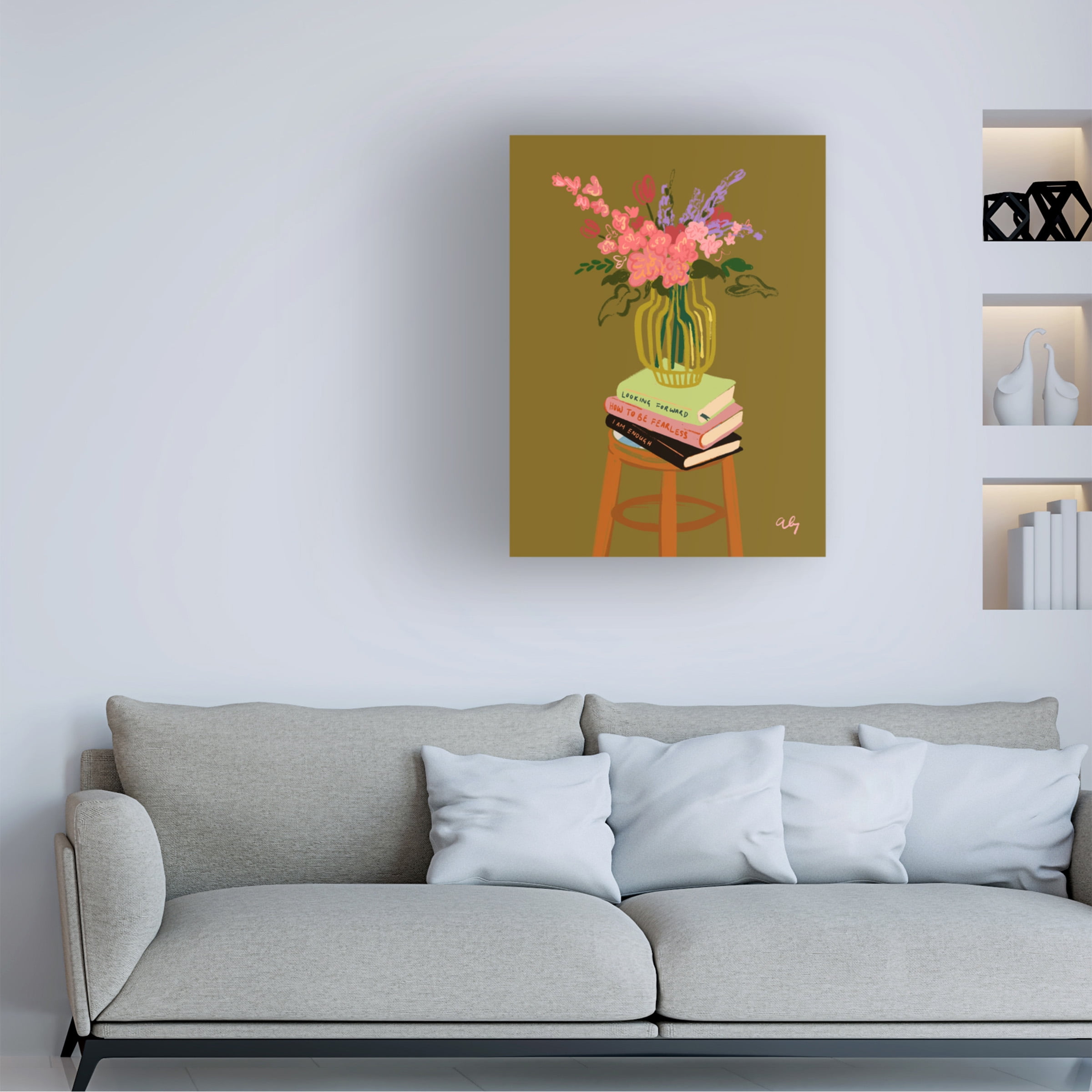 Arty Guava 'Floral Vase' Canvas Art