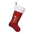 thumbnail image 1 of TIELUTT Décorations de Noël Rouges Chaussettes en Velours Doré Haut de Gamme Chaussettes de Noël DIY Chaussettes de Maman pour Collègue Femmes Cartes de Vœux Notes Vierges Cartes de Vœux Chien Cartes de Sensation, 1 of 6