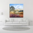 thumbnail image 2 of 14 x 14 King Valley by Craig Trewin Penny - Wall Art Print on Canvas Fabric Blue, 2 of 3