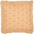 thumbnail image 4 of VHC Brands Maisie Fabric Euro Sham 26x26 Country Bedding Accessory, Tan, 4 of 5