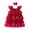 Red2, variant on vdgthytj Toddler Baby Girl Christmas Dress Star Sequin Sleeveless Layered Tulle Dresses Holiday Party Xmas Clothes