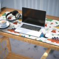 thumbnail image 3 of Long Mouse Pads for Desk,Dinosaur and Volcano Pattern Desk Mats on Top Of Desks, Desk Mouse Pad Extra Large with 3mm Non-Slip Base and Stitched Edge for Gaming,Office,Work,Home 35.4"x15.7", 3 of 6