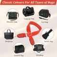 thumbnail image 4 of Becaristey Simple Bag Strap Replacement Exquisite Craft And High-end Texture No Loose Thread Shoulder Bag Strap Orange, 4 of 6