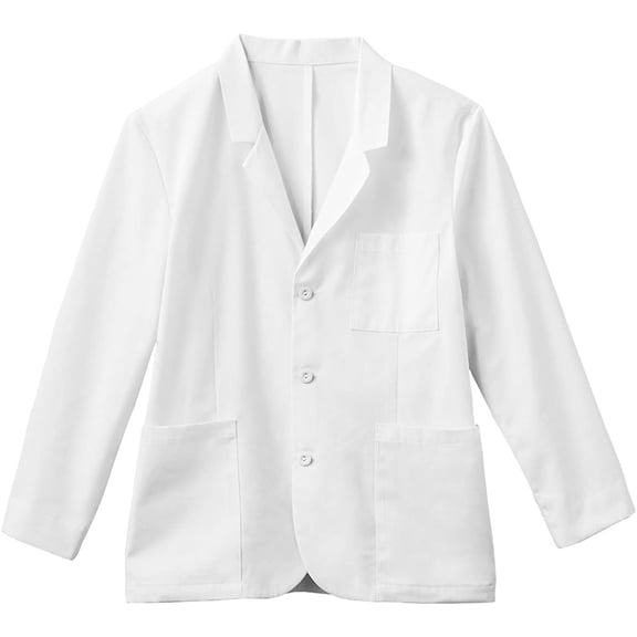 White Swan Meta Mens 30 Inch 7 Pocket Expandable iPad Consultation Coat