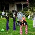 thumbnail image 5 of 2pcs Halloween Ground Stakes for Halloween Decorations Realistic Witch Prop Outdoor Decorative Stakes for Yard Patio Events Durable and Weather Ideal for Halloween Party Pool Signs Metal Flowers, 5 of 5