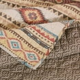 thumbnail image 3 of Barefoot Bungalow Phoenix 3-Piece Southwestern Tan Boho Quilt Sets, Queen, 3 of 8