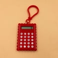 thumbnail image 5 of Soumake Pocket Student Mini Electronic Calculator Biscuit Shape School Office Supplies Practical, 5 of 8