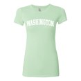 thumbnail image 2 of Wild Bobby State of Washington College Style Women Slim Fit Junior Tee, 2 of 6