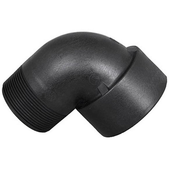 Apache 49030755 2 in. Male x Female Schedule 80, 90 Degree Polypropylene Street Elbow