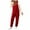 #064-Red, variant on AUNVITO Women's Fleece Jumpsuit Pajamas Hooded Long Sleeve Front Zipper Cozy and Comfortable Homewear Style
