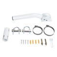 thumbnail image 2 of Satellite Roof Mount, Safety White Double Windproof Satellite Internet Mount Kit Easy Installation Professional  for V 2 Rectangular Dish, 2 of 7