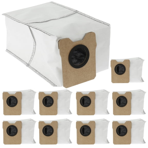 10Pcs Dust Bag for Omni C20 Vacuum Cleaner Nonwoven Fabric Dust Bag Replacement Large Capacity Vacuum Dust Bag Easy Install Dust Collection Bag for Vacuum Cleaner
