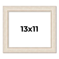 13x11 Frame White Real Wood Picture Frame Width 1.75 inches | Interior Frame Depth 0.5 inches |