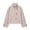 Khaki, variant on Kezqiaxn Women's Coats Fashion Long Sleeve Button Stand Collar Winter Loose Casual Jacket Lounge Outwear Cute Clothes Red M