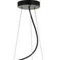 thumbnail image 3 of JONATHAN Y Eugenio 24.5" Adjustable Metal LED Chandelier, Black/Brass Gold, JYL6119A, 3 of 8