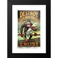 thumbnail image 2 of Harry Ryle Hopps 13x18 Black Modern Framed Museum Art Print Titled - Destroy This Mad Brute (Destroy This Crazy Cattle) (1917), 2 of 5