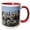 Red/White, variant on 3drose, Spain, Andalusia. Granada. View across a Spanish Town., 11oz Mug