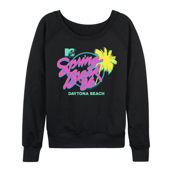 MTV - Spring Break Daytona Beach 86 - Women's Lightweight French Terry Long Sleeve Shirt