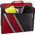 thumbnail image 4 of Case-it Z-Binder Two-in-One 1.5-Inch D-Ring Zipper Binders, Red, 4 of 8