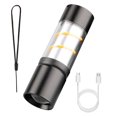 thumbnail image 4 of IROINID Back to School Supplies,School Essentials,High Power Rechargeable LED Flashlight Mini Zoom Torch Outdoor Camping Strong Lamp Lantern Flashlight, 4 of 9