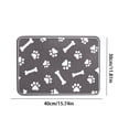 thumbnail image 3 of Hearth & Gear Pet Feeding Mat For Dogs And Cats Unique Diatomite Design With And Bone Patterns Absorbent Quick Drying For Living Room And Bedroom Use Floor Rug Cute Carpets for Bedrooms Soft Knit, 3 of 6
