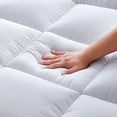 thumbnail image 4 of VENTORA Fitted Pillow‑Top Mattress Topper, Quilted Down‑Alternative Mattress Pad Cover With 18‑Inch Deep Pocket, Box‑Stitched Breathable, 4 of 8