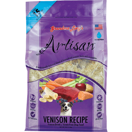 UPC: 0884308730087 | Grandma Lucy s Artisan Grain-Free Venison Freeze-Dried Dog Food 3-lb Bag