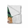 thumbnail image 2 of Cat Soft Flannel Fleece Throw Blanket, Cool Pet Hat and Beer Mugs Bavarian German Drink Festival Tradition Funny Humorous, Cozy Plush for Indoor and Outdoor Use, 60" x 80", Multicolor, by Ambesonne, 2 of 6