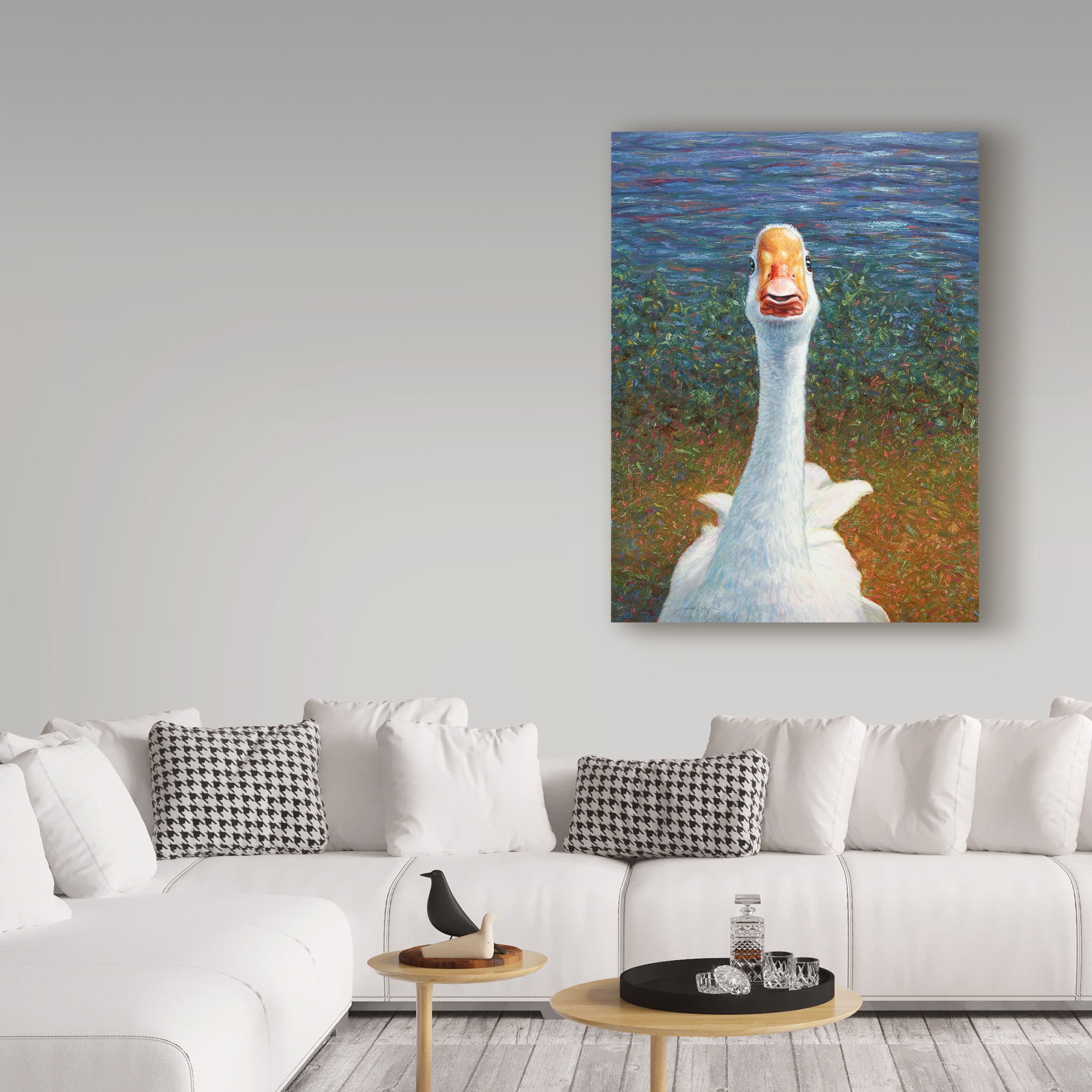 Trademark Fine Art 'Goose' Canvas Art by James W. Johnson