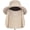 Beige, variant on TAGVO Wide Brim Sun Hat with Detachable Neck Face Flap, Outdoor UPF 50+ Protection Fishing Hats, Camping Hiking Walking Travel Sun Bucket Hats Foldable Sun Caps - Adjustable Chin Strap, Dark Grey