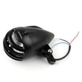 thumbnail image 2 of Motorcycle Black Bullet Headlight Lamp For Cafe Racer Bobber Chopper Custom, 2 of 5