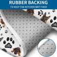 thumbnail image 4 of German Shepherd Dog and Footprint Bathroom Rugs Sets 3 Piece,Toilet Cover Set,Absorbent Non Slip Bathroom Mats Sets with U-Shaped Contour Rug Toilet Rug Set, 4 of 5