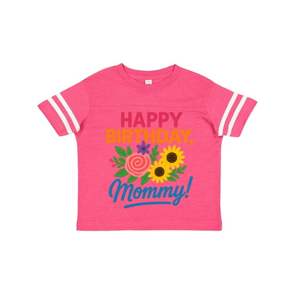 Inktastic Happy Birthday Mommy Floral Design Boys or Girls Toddler T-Shirt