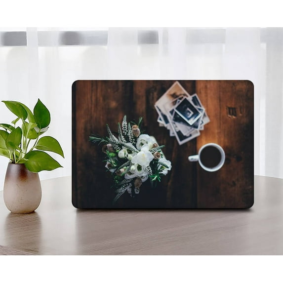 KSK KAISHEK Hard Case Shell Cover for MacBook Pro 14"( Touch ID, 2023/2022/2021) Model A2779 M2/A2442 M1, Type C Flower 1141