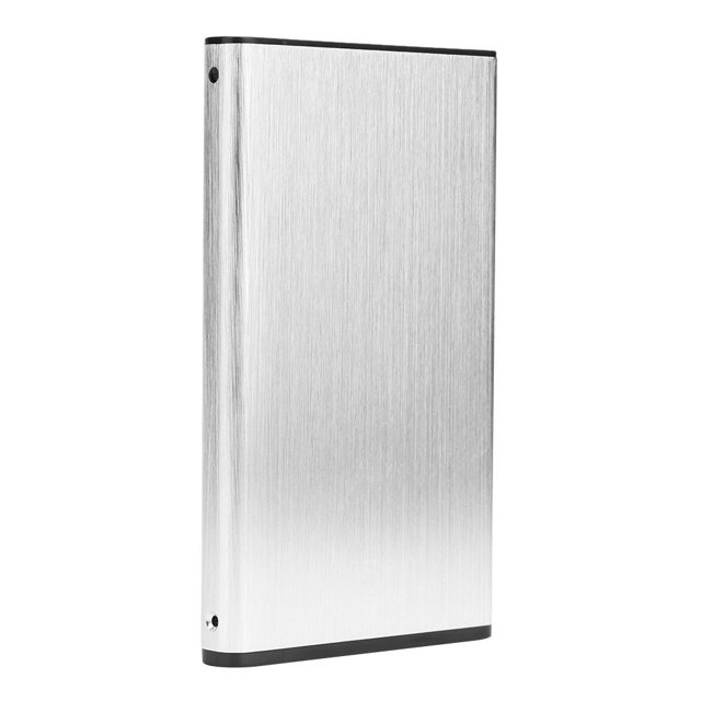 Caja Externa Para Disco Duro Caja de carcasa externa para disco duro USB 3.0 para HDD SSD de 2,5 pulgadas (Plata)