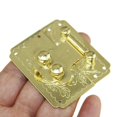 thumbnail image 5 of 4Sets Yellow Chinese Flower Handle Locks Hasp Wooden Box Locking Iron Buckle Lock,Gold Color Vintage Furniture Clasp 53*45mm, 5 of 5