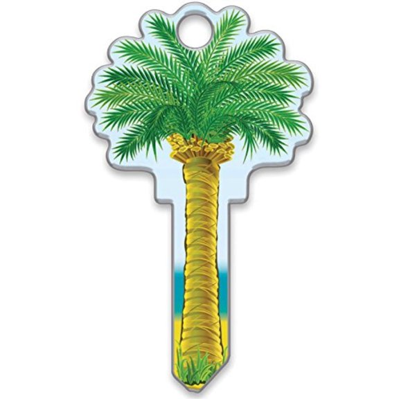 Lucky Line Key Shapes Palm Tree House Key Blank SC1 1 Key (B112K)