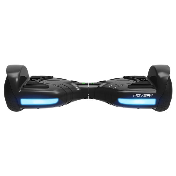 Hover-1 Blast Hoverboard, Black, 160 Lbs., Max Weight, 7 Mph Max Speed, LED Lights