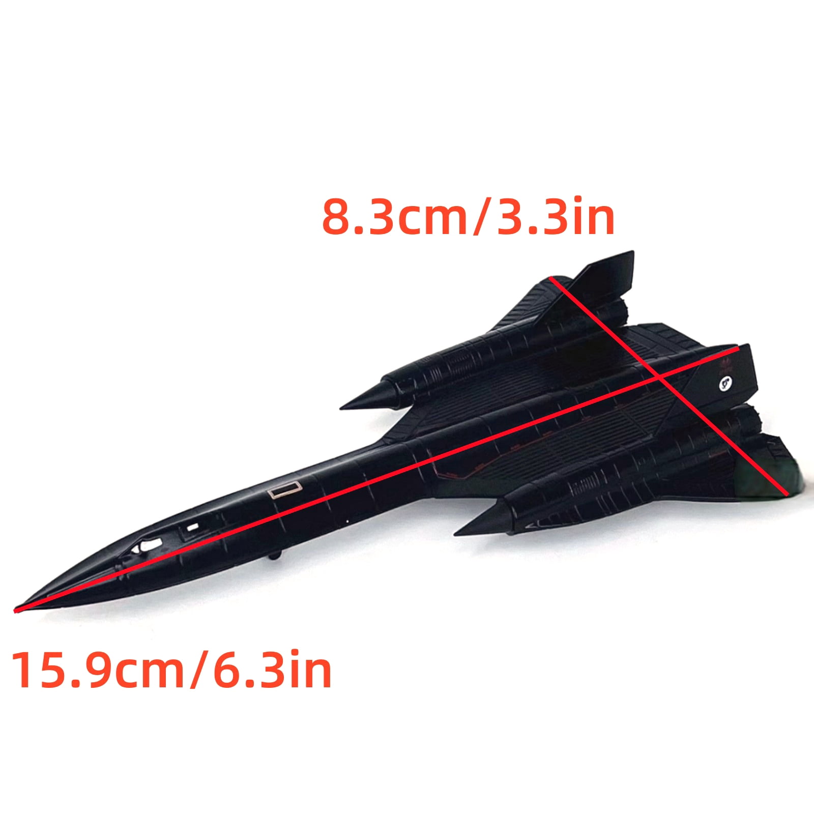 CSYANXING SR-71 Blackbird Model Airplane for Museum Exhibitions Educational Display, Highlights Aviation Innovations