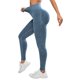 thumbnail image 4 of MKLEKYY Leggings deportivos para mujer, mallas acanaladas sin costuras para mujer, pantalones de yoga de cintura alta para entrenamiento y longitud completa, 4 of 4