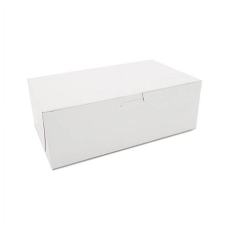 SCT Non-Window Bakery Boxes, Paperboard, 10w x 6d x 3 1/2h, White, 250/Bundle