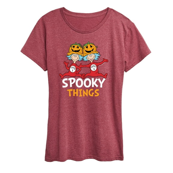 Dr. Seuss - Spooky Things - Women's Short Sleeve Graphic T-Shirt