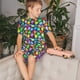 thumbnail image 4 of Balery Colorful Easter Eggs1 Conjunto de Pijama Infantil de Manga Corta con Estampado – Ropa de Dormir de Algodón Suave-X-Large, 4 of 6